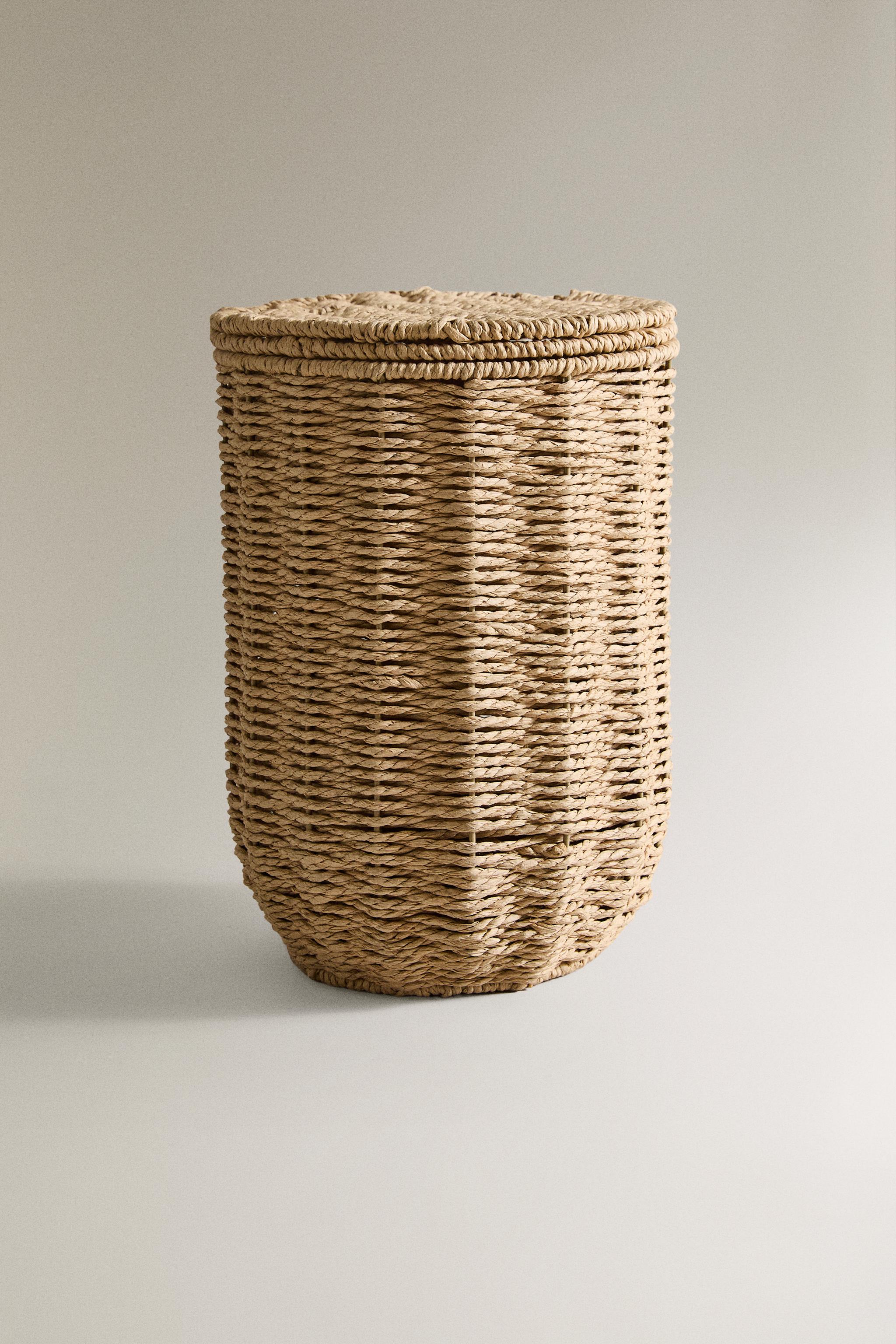 BATHROOM TRASH CAN WITH REMOVABLE LID